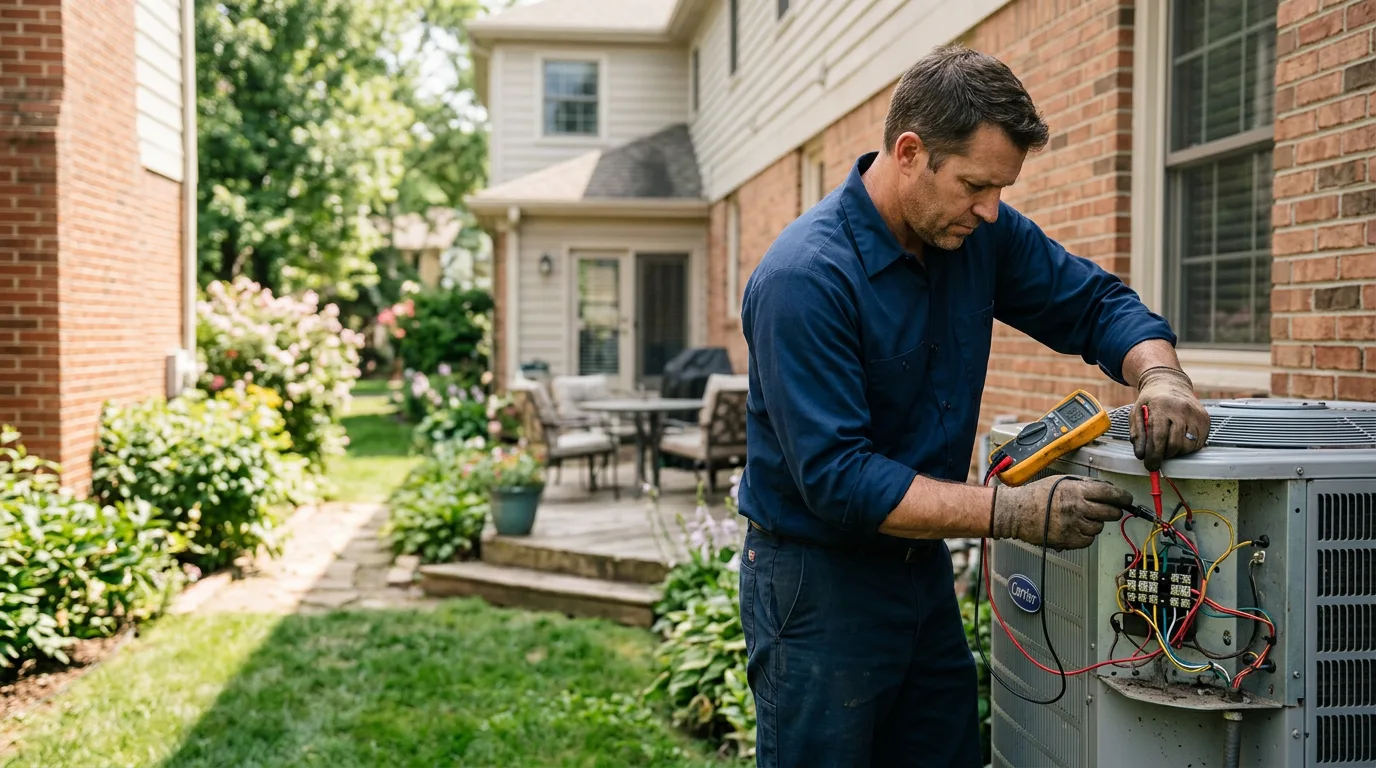 HVAC technician working near Nanafalia, AL